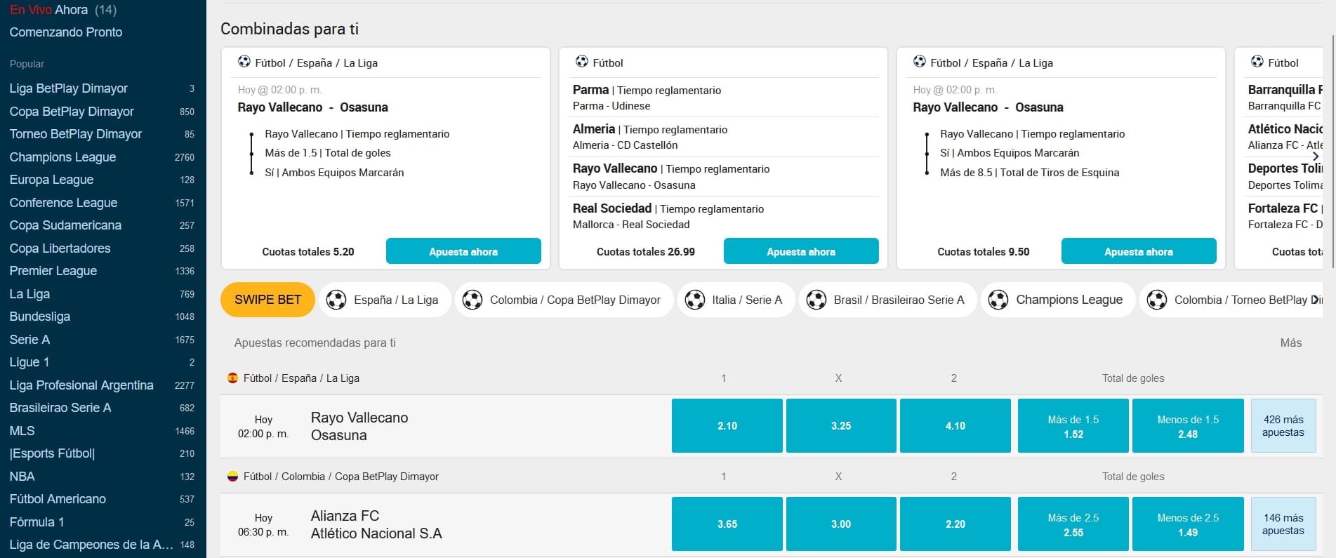 betplay apuestas deportivas